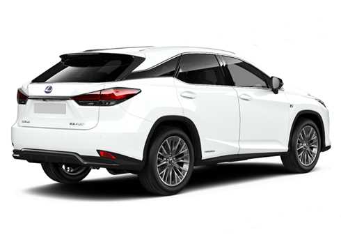 Vit Lexus RX450H AWD Executive stulen i Sollentuna norr om Stockholm